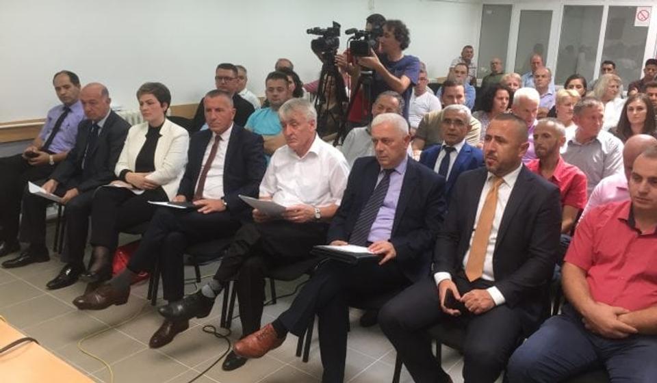 Skupština svih albanskih odbornika iz Preševa, Medveđe i Bujanovca. Foto Bujanovačke