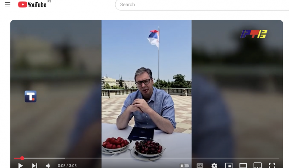 Ima se može se, crešnjice množe se. Foto YouTube (zvanični profil RTV doo)