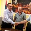 Detalj sa svečanosti potpisivanja ugovora. Foto Han info