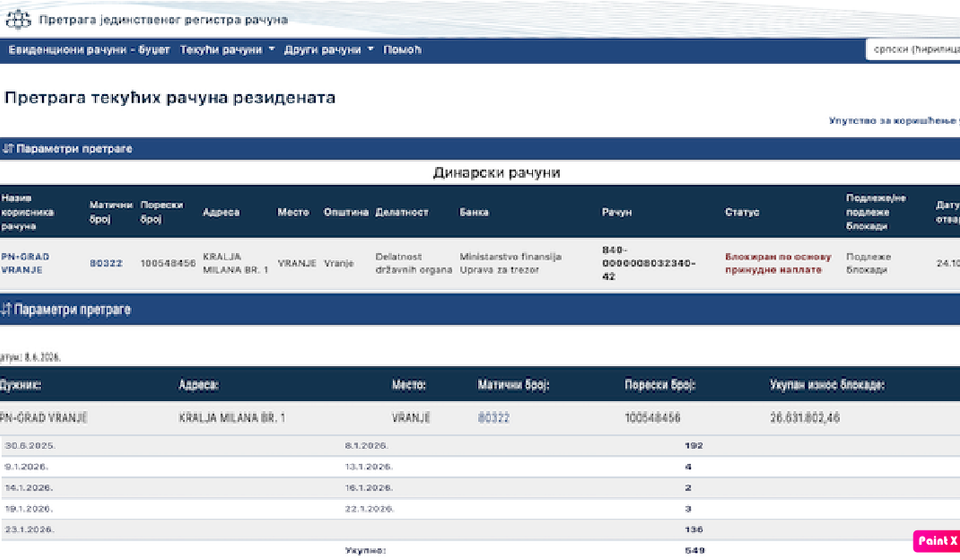 Foto printscreen NBS