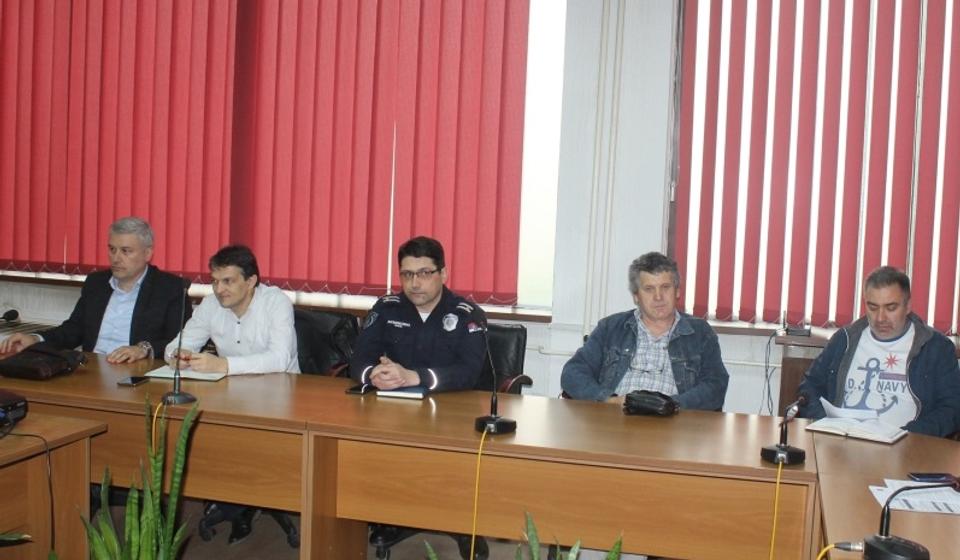 Odgovor na potencijalne rizike. Članovi štaba. Foto Grad Vranje