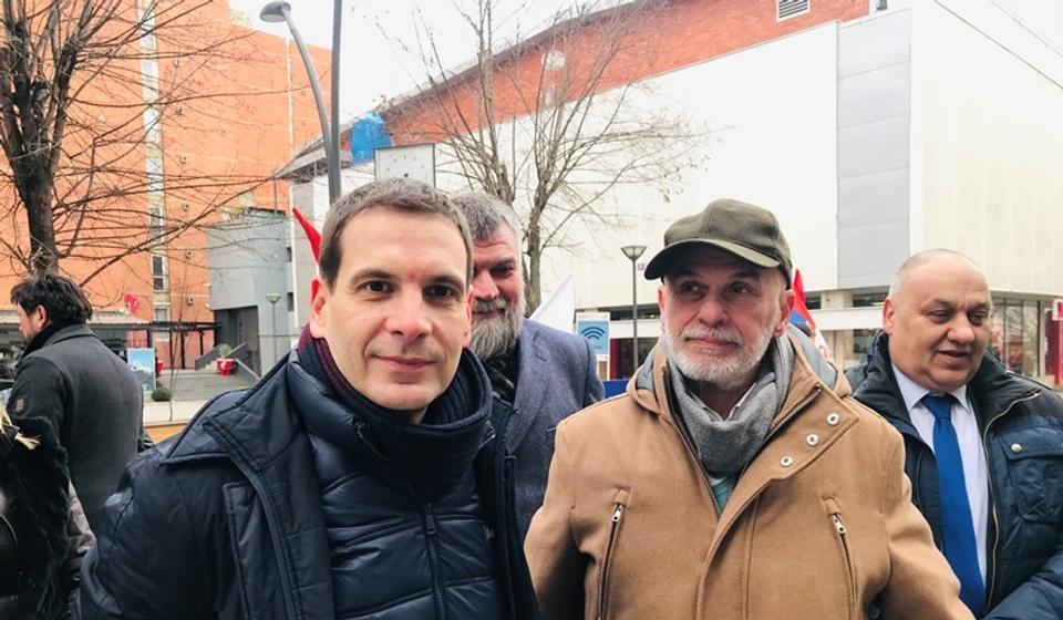 Prva dvojica na listi: Miloš Jovanović i Vojislav Mihailović. Foto ilustracija Vranje News