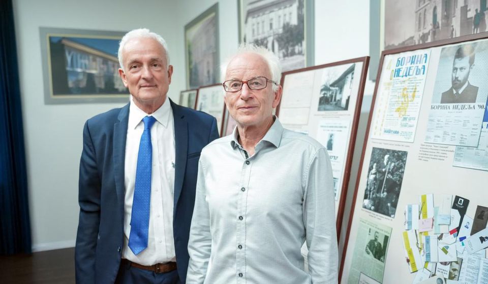 Robet Hodel sa autorom intervjua. Foto TRS
