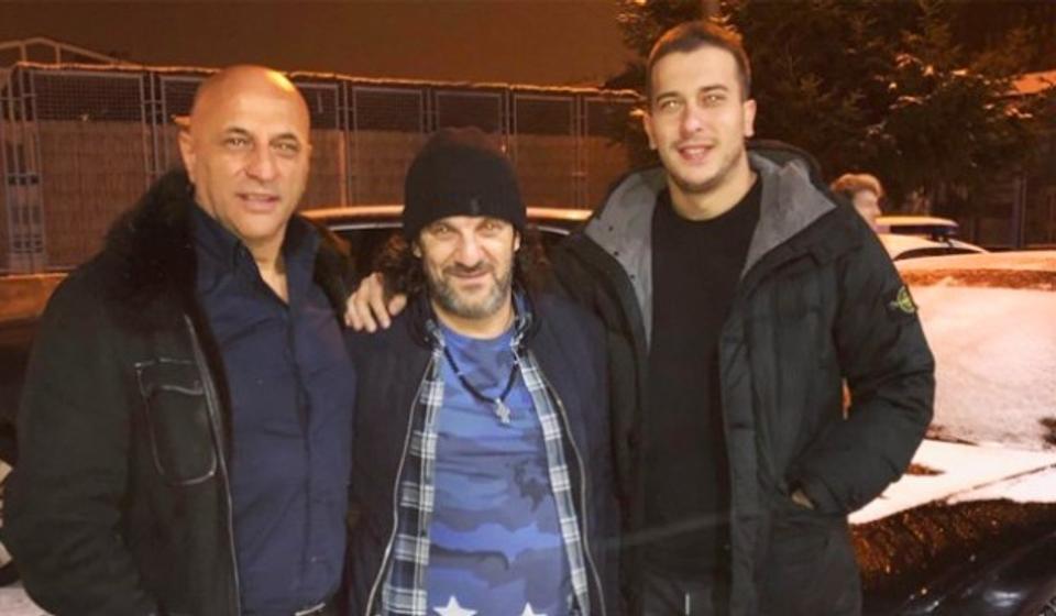 Lukas sa predsednikom Dinama Draganom Antićem i Antićevim sinom Markom. Foto FK Dinamo