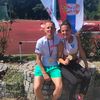 Kristijan i Aleksandra Stošić. Foto AK Vranjski maratonci