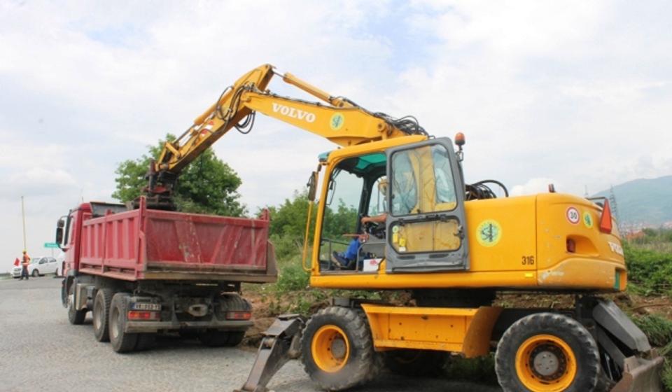 Počela rekonstrukcija Radničke ulice. Foto Grad Vranje