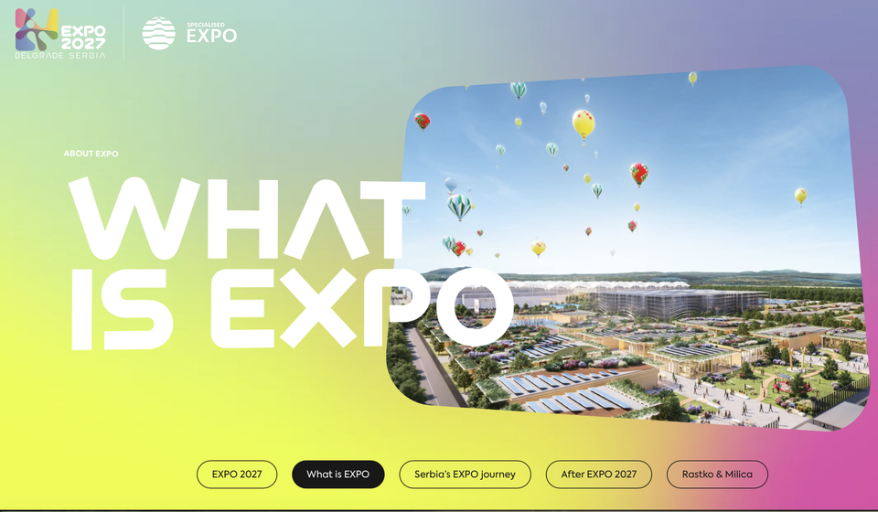 Foto printscreen expobelgrade2027.org