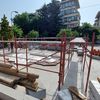 Mozaik mapa u vreme rekonstrukcije. Foto Vranje News