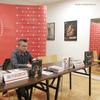 Miroslav Radonjić u Vranju promoviše izdanja Sterijinog pozorja. Foto Vranje news