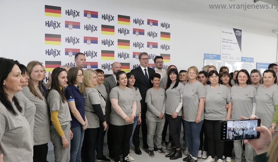 Vučić u Haix-u. Foto Vranje News