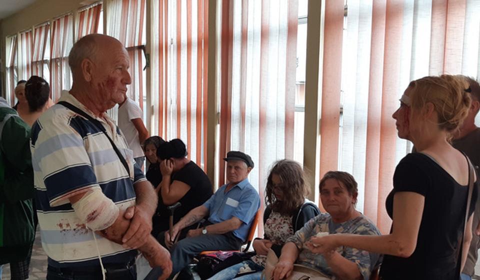 Povređeni su zbrinuti u leskovačkoj Opštoj bolnici. Foto Jugmedia