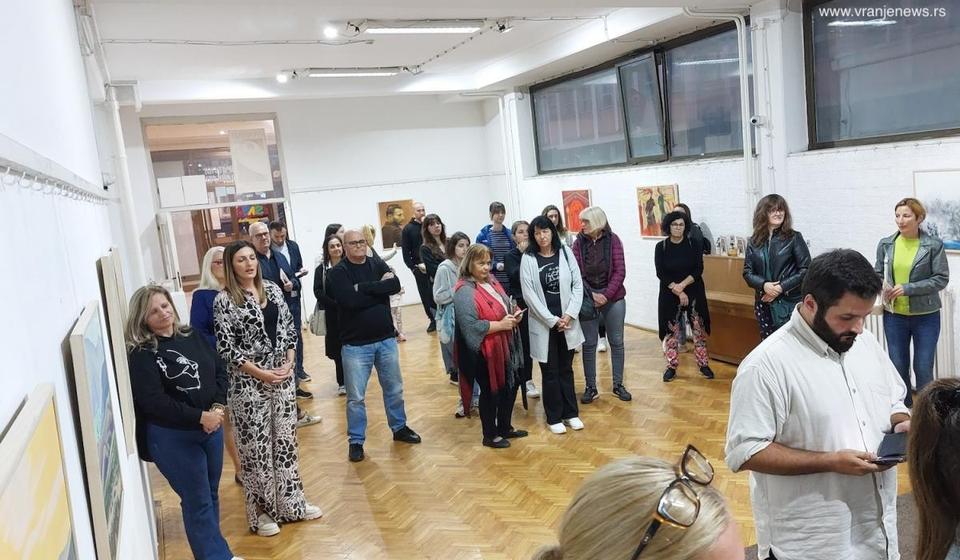 Detalj sa otvaranja izložbe. Foto Vranje news