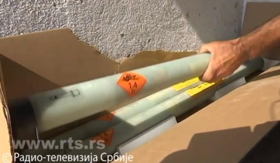 Protivgradna raketa. Foto screenshot RTS