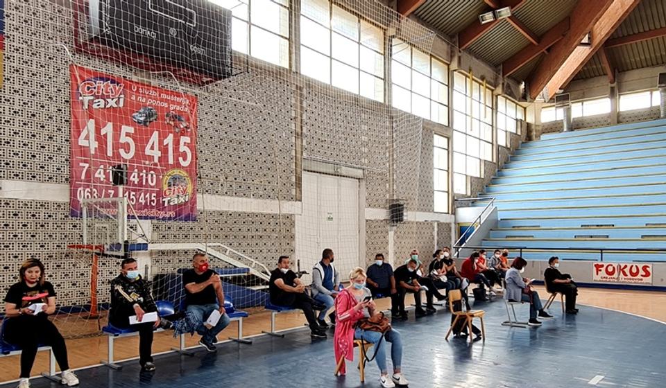 Vakcinisali se i državljani susedne Makedonije. Foto ZC Vranje