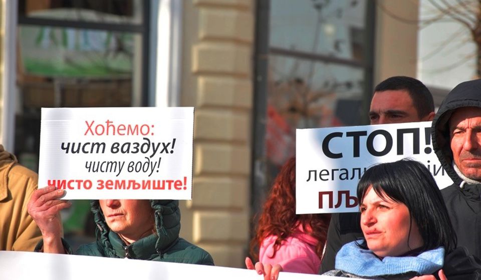 Novi protest u Vranju zakazan za subotu 22. januar: detalj sa prošlonedeljnog okupljanja. Foto Vranje News