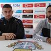 Slavoljub Đorđević i Zoran Danoski pred novinarima. Foto FK Radnik