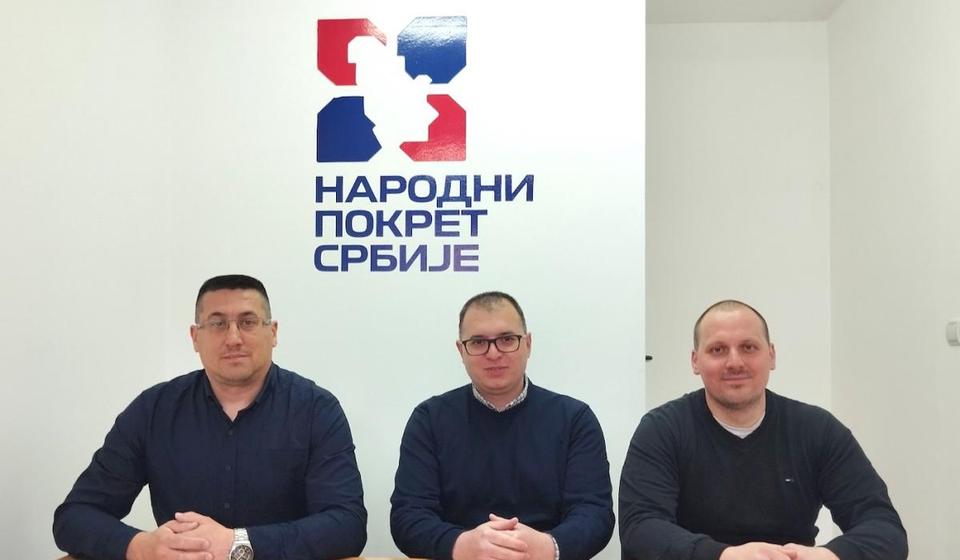 Đorđe Ristić (u sredini) sa najbližim saradnicima. Foto NPS