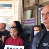 Dragan Antić Recko na nedavnom protestu protiv vrha lokalne vlasti. Foto Vranje News