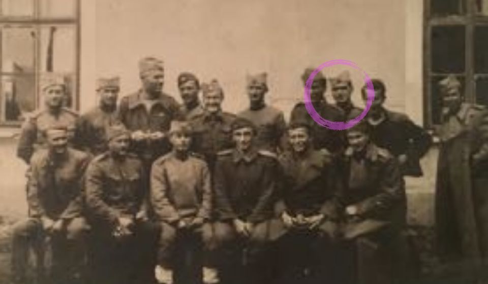 Sotirović kao pitomac Vojne škole u Beogradu. Foto Arhiva B. Dimića