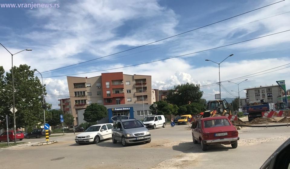 Ovde će se u sredu i četvrtak obavljati radovi na rekonstrukciji vodovodne mreže. Foto Vranje News