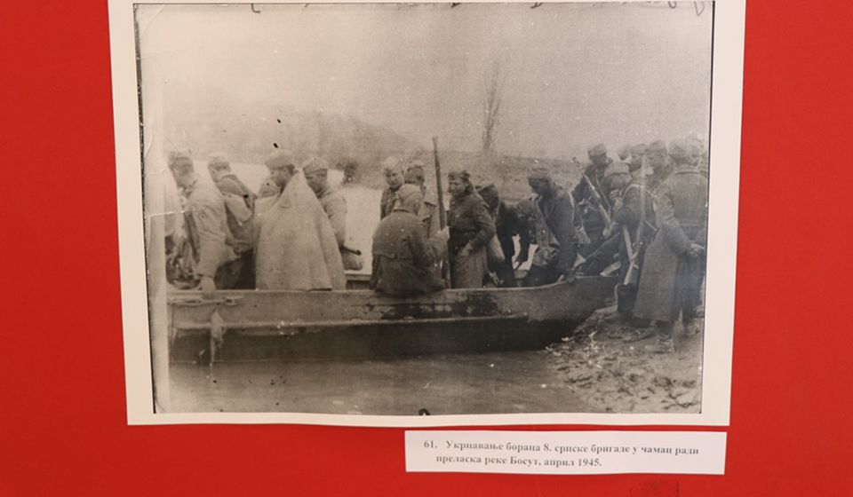 Borci Osme srpske brigade kod reke Bosut u aprilu 1945. Foto ilustracija Vranje News