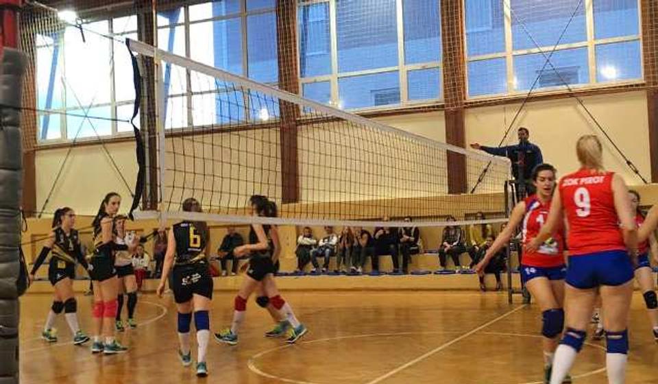 Detalj sa meča protiv Pirota. Foto OK Panda