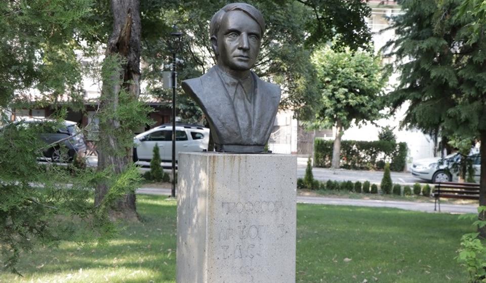 Bista u čast Đorđa Tasića nalazi se u Gradskom parku u Vranju. Foto Vranje News