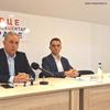 Ponoš i narodni poslanik iz Vranja Slobodan Petrović na večerašnjoj konferenciji za medije. Foto Vranje news