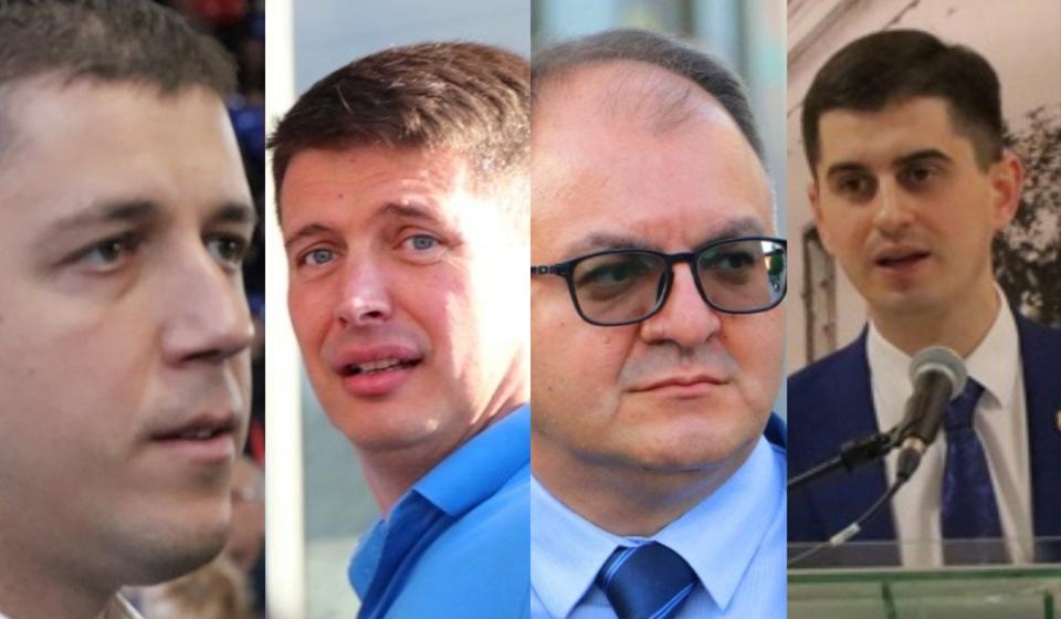 S leva na desno: Saša Stevanović, Dragan Stevanović Boske, Zoran Antić i Dejan Antić. Foto Vranje news