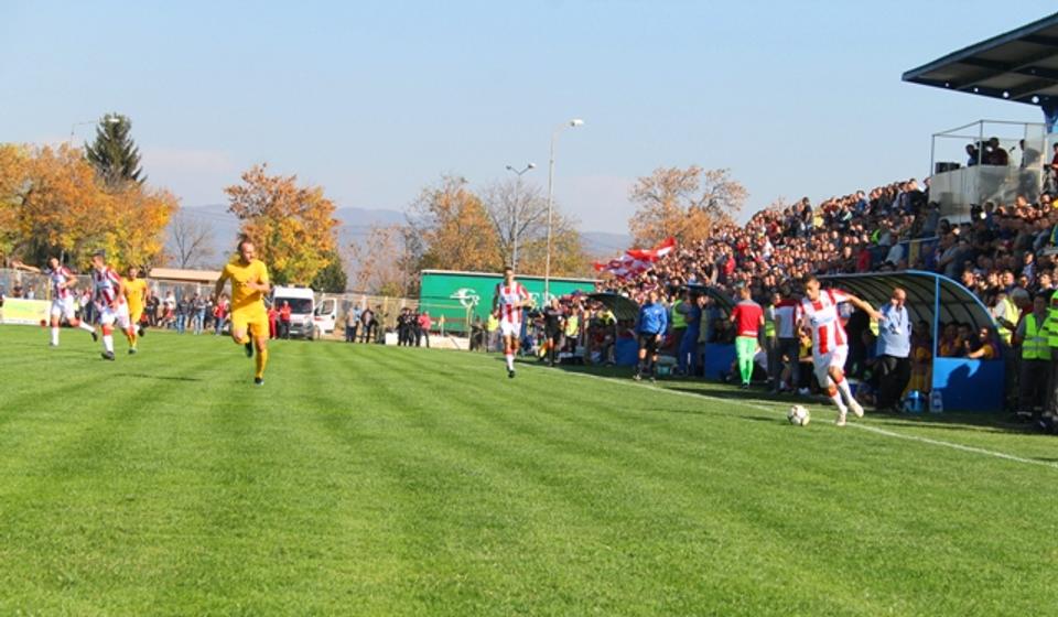 Prodor Joveljića po levom krilu. Foto VranjeNews