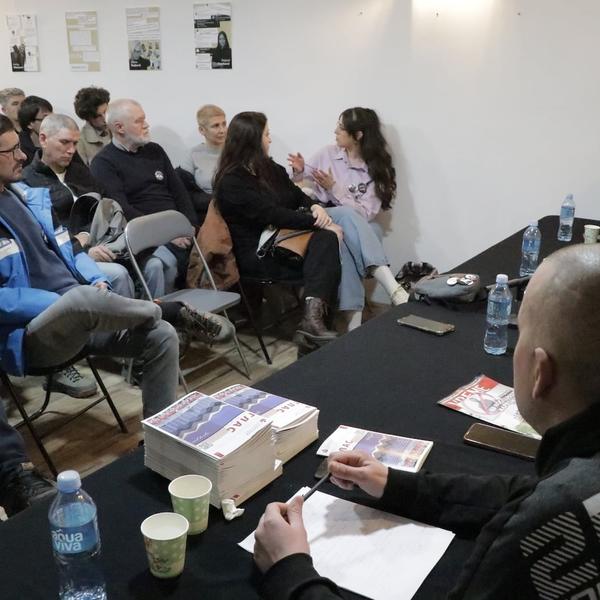 Detalj sa tematske tribine u Vranju. Foto Vranje news