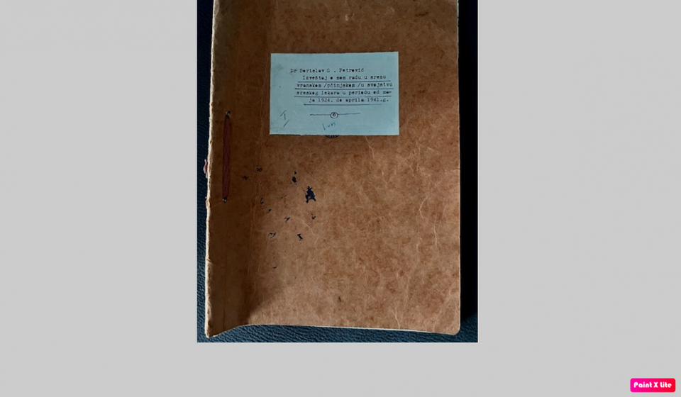 Dr Petrović je na zahtev svog kuma dr Dragoljuba Mihajlovića napisao knjigu 