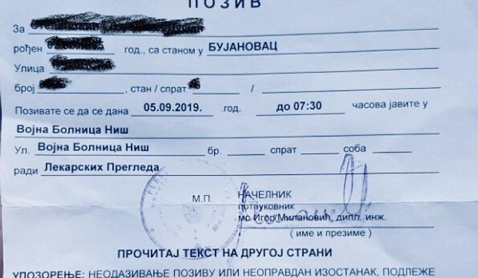 Foto printscreen Bujanovačke