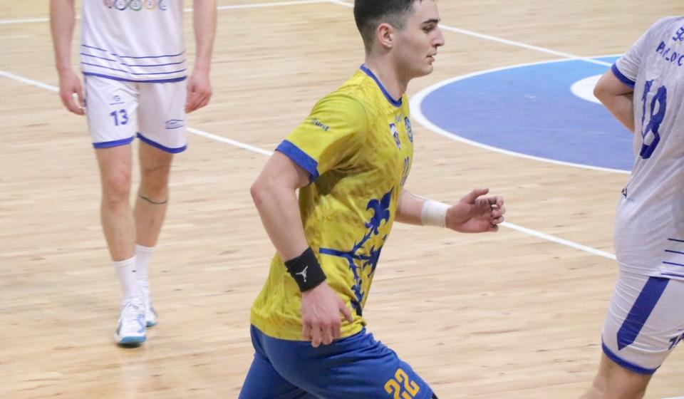 Nemanja Peštić iz vranjskog tima bio je najefikasniji igrač utakmice. Foto Vranje news