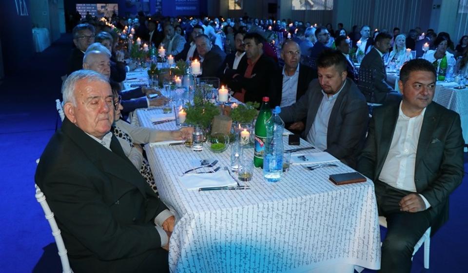 Neki od članova prvog rukovodstva: sa obeleževanja jubileja. Foto Vranje News