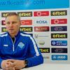 Milan Milanović na konferenciji za medije uoči meča u Subotici. Foto FK Radnik
