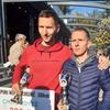 Kristijan Stošić (desno) prvi na 30 kilometara. Foto AK Vranjski maratonci