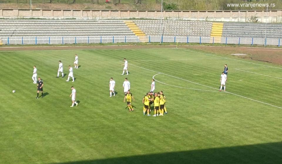 Detalj sa današnje utakmice u Pirotu. Foto Vranje news
