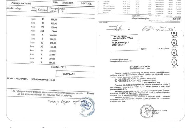 Kafanski računi. Foto printscreen SRCE