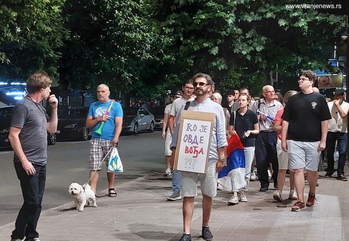 Sa poslednjeg protesta u Vranju. Foto Vranje news
