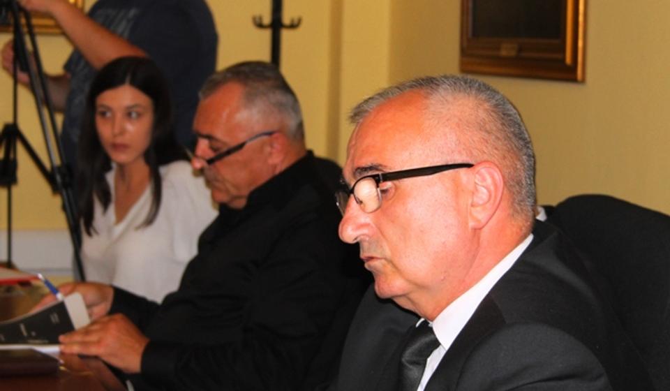 Direktor Inspektorata rada Stevan Đurović na skupu u Vranju. Foto VranjeNews