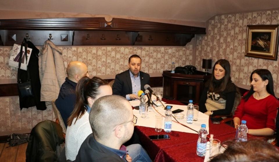 Vranje Vranjancima na svom prvom susretu s novinarima po osnivanju GG. Foto Vranje News