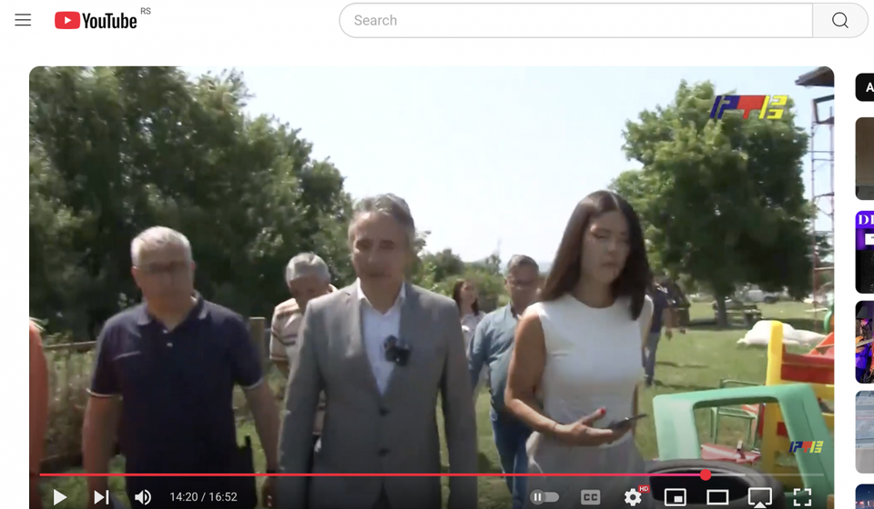 Je l' tako drugarice Marija, tako je tako je gradonačalniče. Foto YouTube (zvaničan kanal RTV doo)