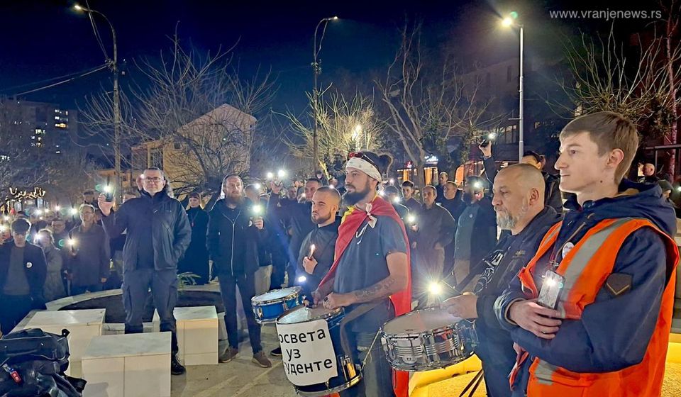 Sa prošlonedeljnog protesta. Foto Vranje news