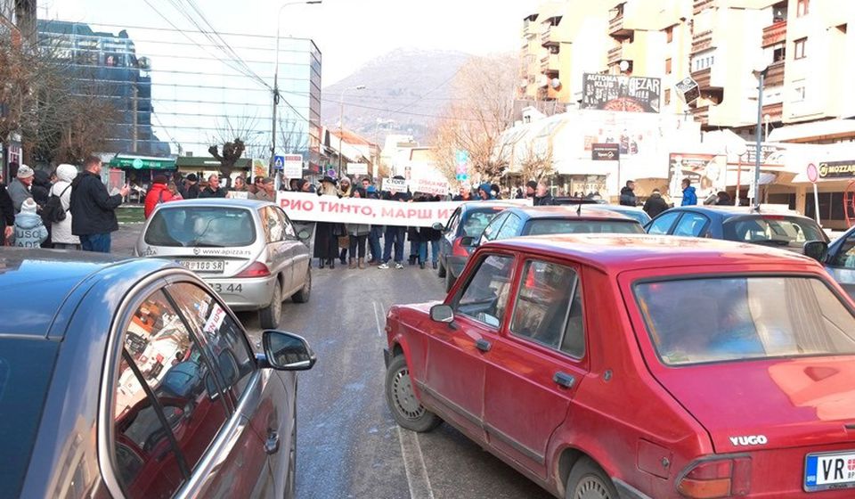 Blokada kod Lenjinove. Foto Vranje News