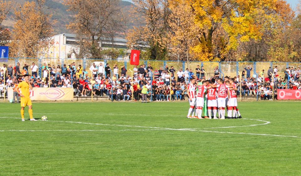 Prva želja uprave da prolećni deo prvenstva Dinamo odigra u Vranju: detalj sa kup utakmice sa Crvenom zvezdom na stadionu Jumka. Foto VranjeNews