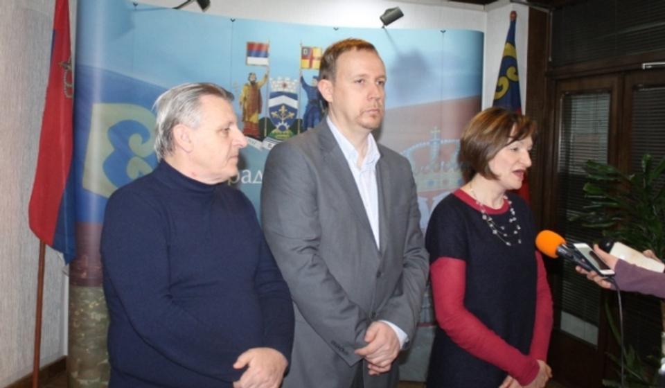 Stanković, Stajić i Tanasić, Foto: Grad Vranje