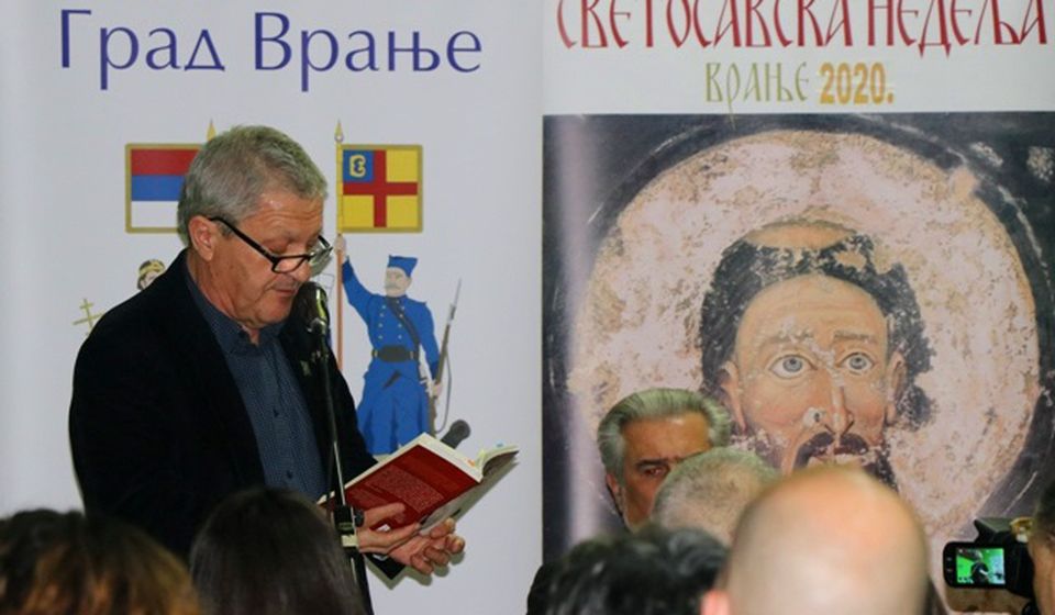 Dragan Velikić bio je jedan od gostiju Svetosavske nedelje 2020. godine na poziv Biblioteke Bora Stankković. Foto Vranje News