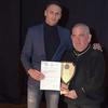 Dragan Milošević Buca na prijemu nagrade za životno delo u oblasti sporta. Foto studio "Staja"