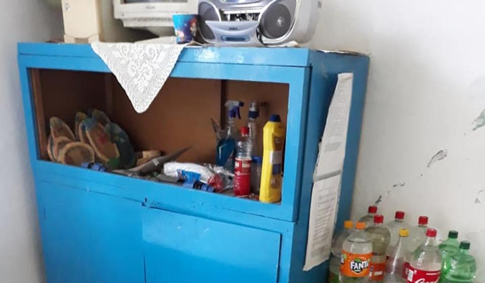 Zmija se smestila iza ormara. Foto privatna arhiva